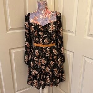 Floral babydoll dress by Abercrombie and Fitch.